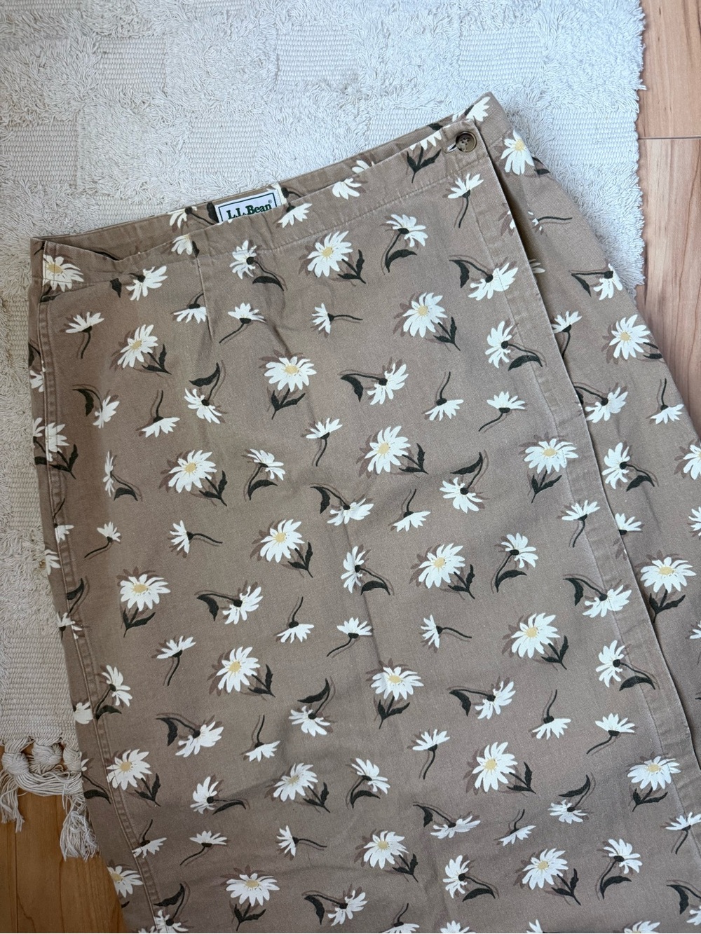 LL BEAN | vintage wrap skirt